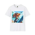 thumbnail image 1 of Dachshund pretty surfer t shirt, 1 of 10
