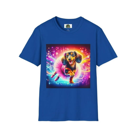 Dachshund colorful ballerina t shirt