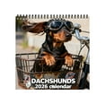 thumbnail image 1 of Dachshunds 2026 Wall Calendar 12 Month | 8.2" x 16.2" Open | Thick & Sturdy Paper | Holiday Gift | Cute Puppy Weiner Dog Calendar 2026, 1 of 6