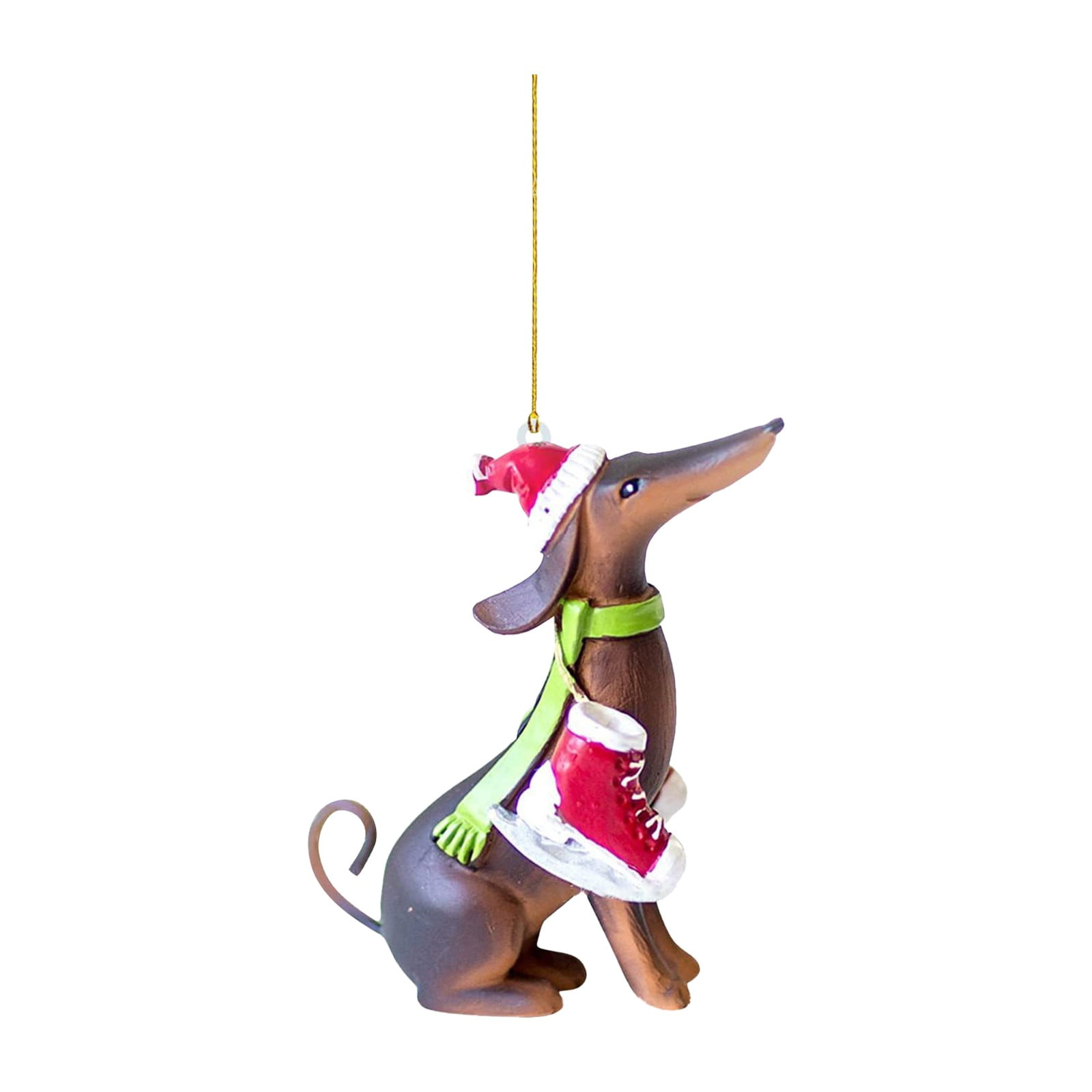Dachshunds Dog Christmas Tree Ornament Christmas Tree Pendants Hanging