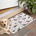 thumbnail image 1 of Dachshunds with Flowers Door Rugs,Washable Non Slip Door Mats Indoor,Decorative Door Mats,Entry Mat Indoor for Entrance,Bedroom,Kitchen,Bathroom,16"x24", 1 of 6