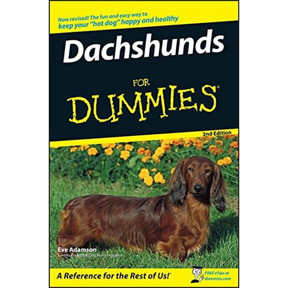 Pre-Owned Dachshunds for Dummies (Paperback) by Eve Adamson