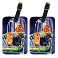 thumbnail image 1 of Dachshunds Two Red And A Black And Tan Luggage Tags, Pack - 2, 1 of 1