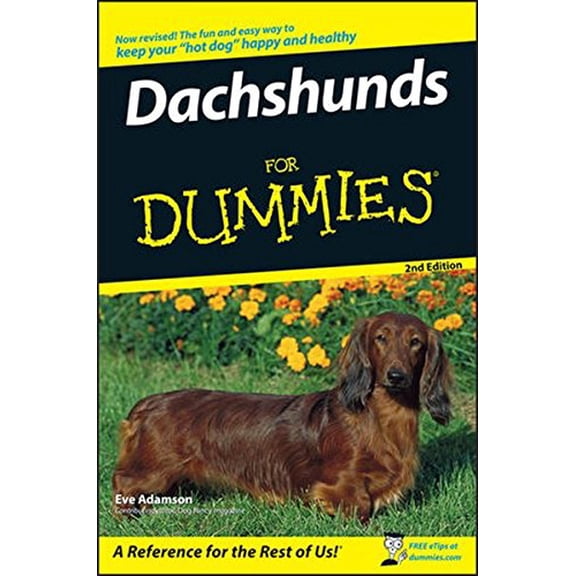Pre-Owned Dachshunds for Dummies (Paperback) by Eve Adamson