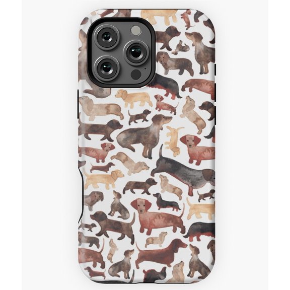 Dachshunds or Sausage Dogs Funny Phone Case for iPhone 16 15 14 13 12 11 Pro Max