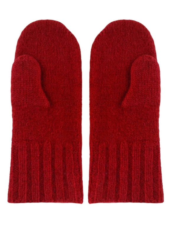 100% Wool Austrian 3 Ply Boiled Mittens