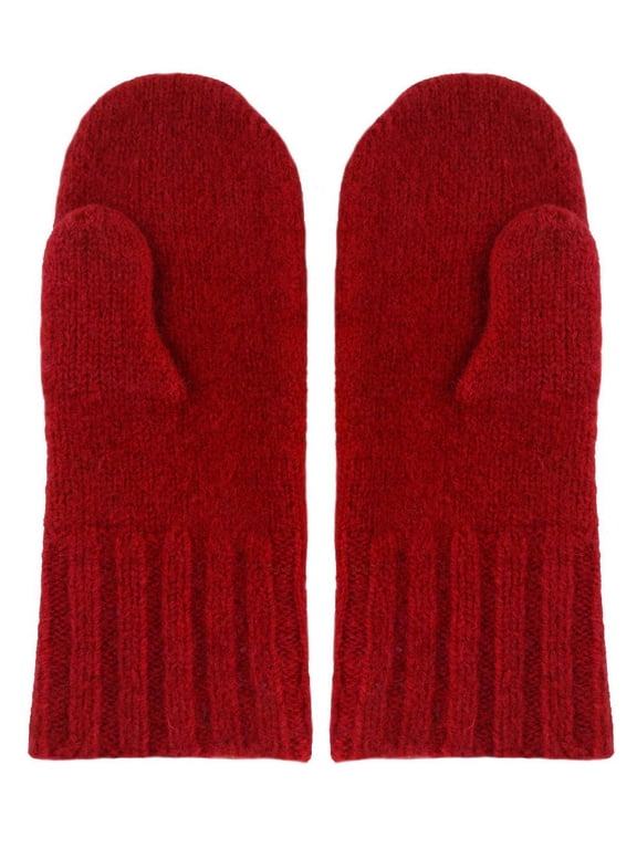 100% Wool Austrian 3 Ply Boiled Mittens