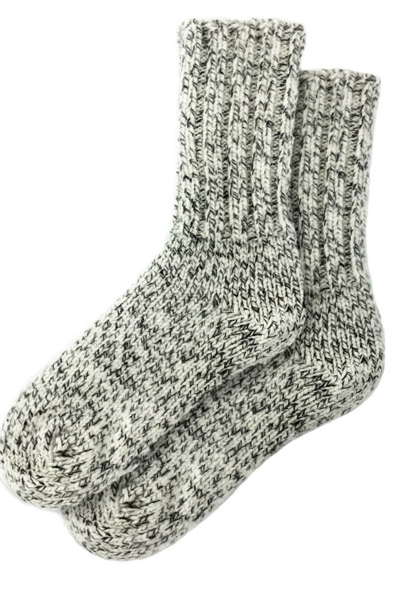 100% Wool Austrian Boiled Hand Knit Four Ply Calf Socks