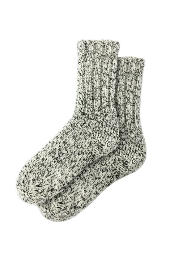 100% Wool Austrian Boiled Hand Knit Four Ply Calf Socks