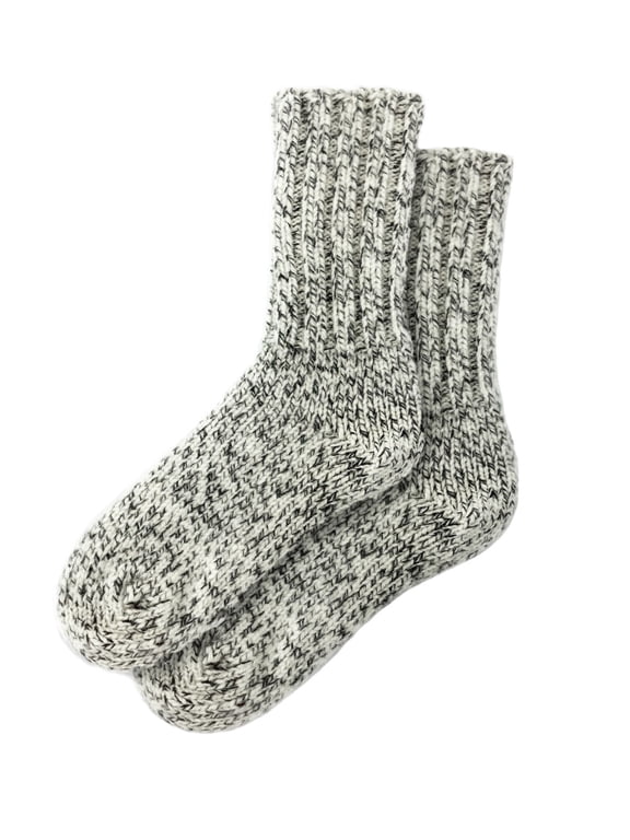 100% Wool Austrian Boiled Hand Knit Four Ply Calf Socks