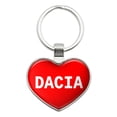 thumbnail image 1 of Dacia I Love Name Heart Metal Key Chain, 1 of 1