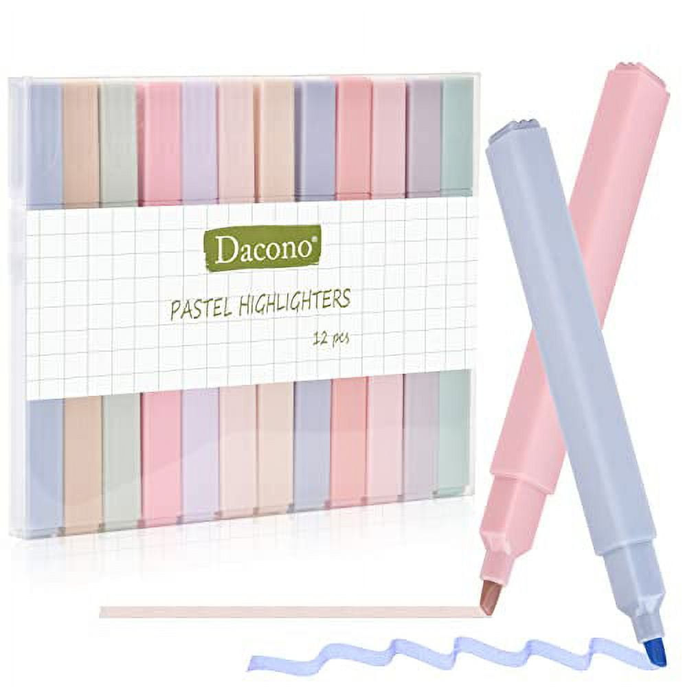 https://i5.walmartimages.com/seo/Dacono-Aesthetic-Highlighters-12-PC-Highlighters-Assorted-Colors-No-Bleed-Dry-Fast-Easy-Hold-Pastel-Marker-Pens-Journal-Bible-Planner-Notes-School-Of_c3d67fd6-4bec-4b83-a9cb-782bd47ff87c.1948730c7004476aa1609d819f05ed2a.jpeg