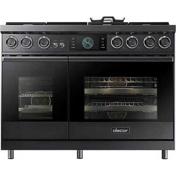 Dacor DOP48C96DLM 48 Inch Freestanding Dual Fuel Smart Steam Range with Embedded Electric Griddle