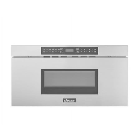 Dacor - 30" 1.2 Cu. Ft. Built-In Microwave Drawer with Multi-Sequence Cooking and Smart Moisture Sensor - Silver stainless steel