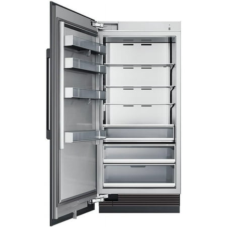 Dacor - 21.6 Cu Ft Column Built In Panel Ready Refrigerator with SteelCool Interior - Custom Panel Ready