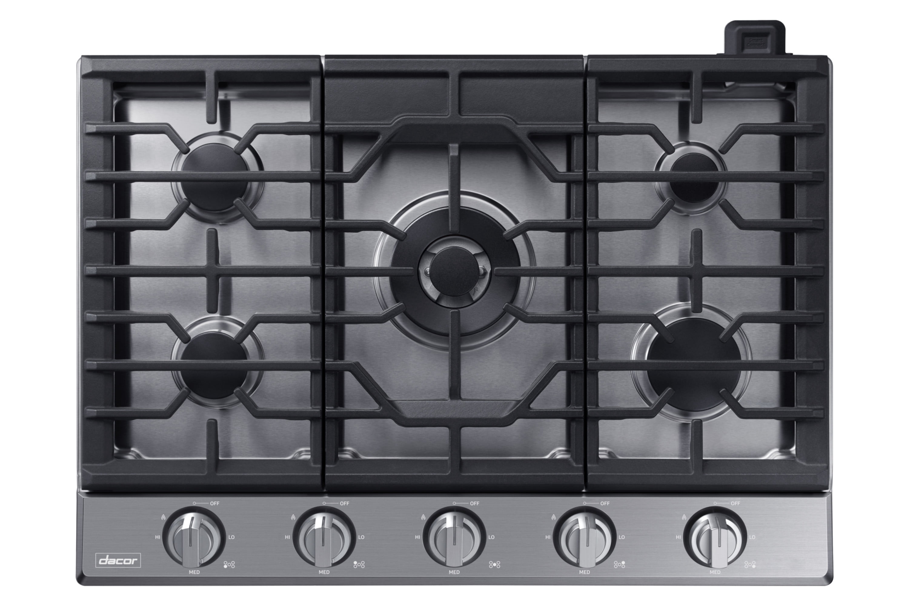 Dacor Dtg30p875n Transitional 30" Wide 5 Burner Gas Cooktop - Stainless Steel