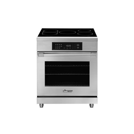 Dacor - 5.2 Cu. Ft. Self-Cleaning Freestanding Electric Induction Convection Range - Stainless steel