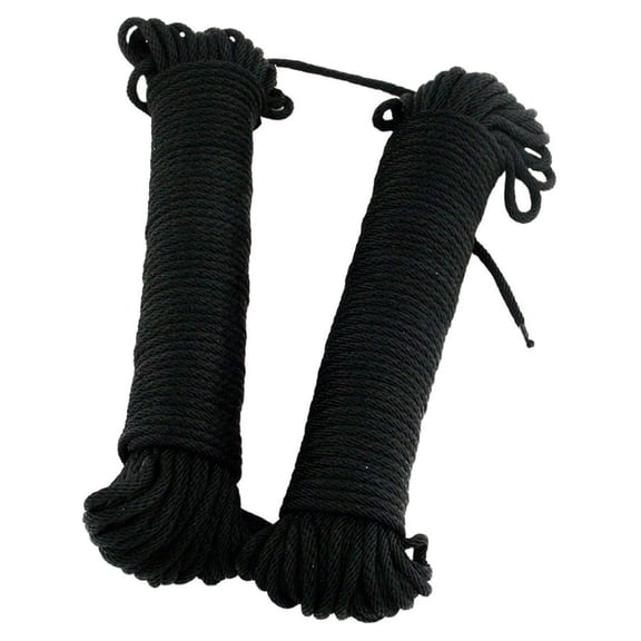 Dacron Fishing Line - 1/8" x 100ft Black - Outrigger Rigging Line - Low Friction Strength - Marine Boating Accessories