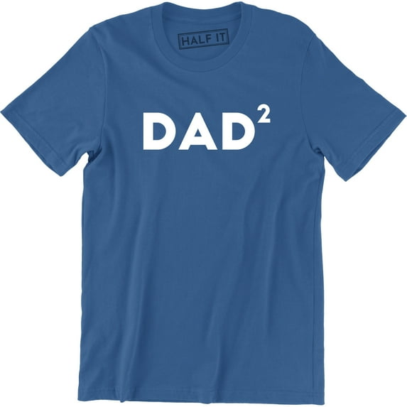 Dad 2 Men's Dad Squared Father's Day Gift Father of Two Men's T-Shirt