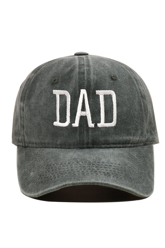 Dad 2025 Baseball Cap, Promoted to Daddy Established Embroidered Hat, Vintage Washed Cotton Adjustable Snapback Cap for New Fathers and Gift Giving