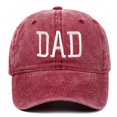 thumbnail image 1 of Men's Washed Distressed Baseball Cap, DAD Embroidered Pigment Dyed Cotton Dad Hat, Adjustable Casual Cap for Father's Day Gift, 1 of 4