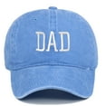 thumbnail image 1 of Dad 2025 Baseball Cap, Promoted to Daddy Established Embroidered Hat, Vintage Washed Cotton Adjustable Snapback Cap for New Fathers and Gift Giving, 1 of 4