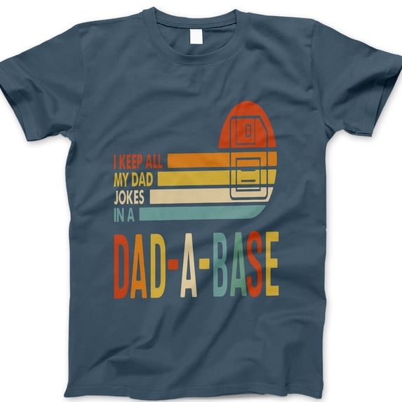Dad-A-Base T-Shirt – Retro Dad Joke Graphic Tee with Colorful Barn Design, Funny Father’s Day Gift Shirt, Vintage Humor Shirt for Pun-Loving Dads