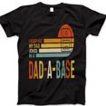 thumbnail image 1 of Dad-A-Base T-Shirt – Retro Dad Joke Graphic Tee with Colorful Barn Design, Funny Father’s Day Gift Shirt, Vintage Humor Shirt for Pun-Loving Dads, 1 of 7