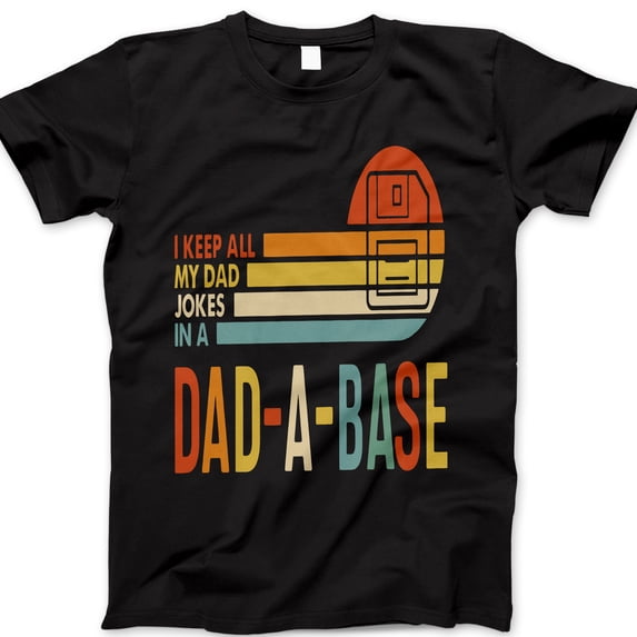 Dad-A-Base T-Shirt – Retro Dad Joke Graphic Tee with Colorful Barn Design, Funny Father’s Day Gift Shirt, Vintage Humor Shirt for Pun-Loving Dads