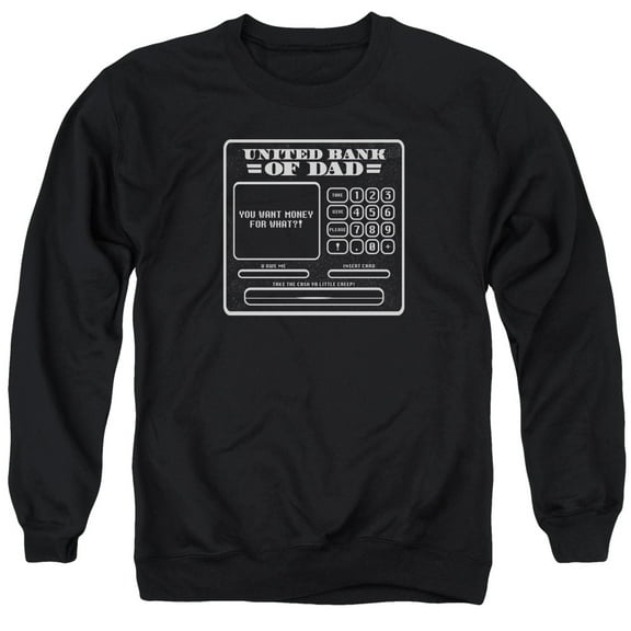 - Dad Aka Atm - Crewneck Sweatshirt - Small