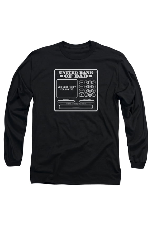 - Dad Aka Atm - Long Sleeve Shirt - Medium