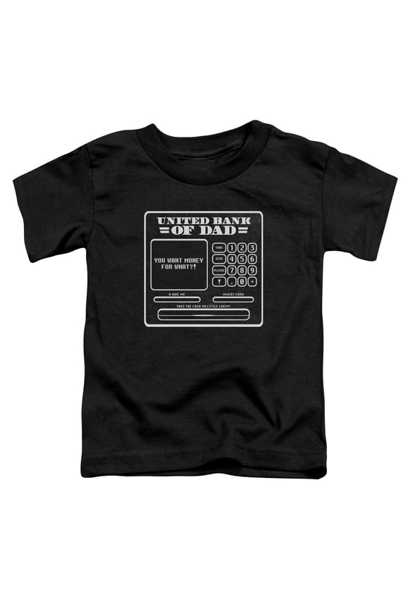 - Dad Aka Atm - Toddler Short Sleeve Shirt - 2T