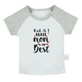 thumbnail image 1 of Dad And I Agree Mom Is The Best Funny T shirt For Baby, Newborn Babies T-shirts, Infant Tops, 0-24M Kids Graphic Tees Clothing (Short Gray Raglan T-shirt, 12-18 Months), 1 of 4