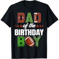 thumbnail image 1 of Dad And Mom Of The Birthday Boy Family Party Football Dã©Cor T-Shirt Unisex S-5XL Hot Trending Shirt, Vintage Birthday Gift, 1 of 2