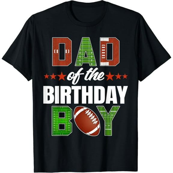 Dad And Mom Of The Birthday Boy Family Party Football Dã©Cor T-Shirt Unisex S-5XL Hot Trending Shirt, Vintage Birthday Gift