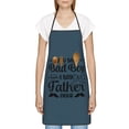 thumbnail image 1 of Dad Apron, Best Fathers Day Gift for Dad, Grandpa, Husband, Best Dad Ever Gifts, Waterproof Grilling Apron with Pockets, Durable Chef Bib for Cooking, Workshop, Gardening, Baking, Mens BBQ Apron, 1 of 9