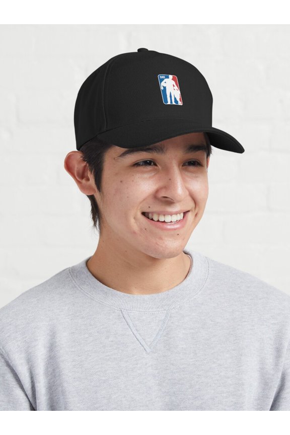 Dad Basketball Baseball Hat, Sports Logo Silhouette Father's Day Family Design, Classic Cap