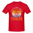 thumbnail image 1 of Dad Bike Rider & Cyclist Father'S Day Men'S Basic Short Sleeve T-Shirt Red X-Large, 1 of 5