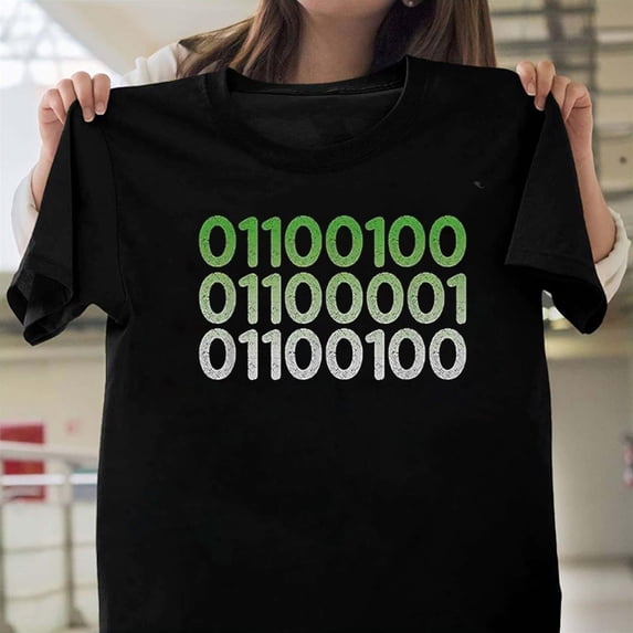 Dad Binary Code Father's Day Programmer Developer Geek Tech Nerd T ...