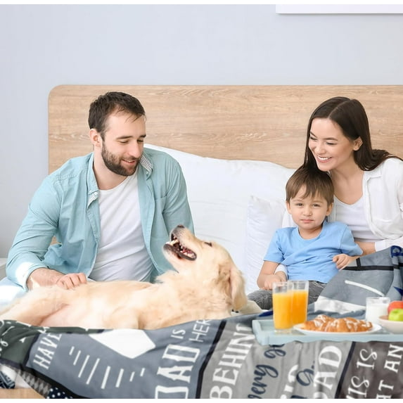 Dad Birthday Gift, Dad Blanket, Dad Gifts, Birthday Gifts for Dad, Gifts for Dad Who Wants Nothing, Dad Gifts for Birthday, Dads Birthday Gifts Ideas, Father Gifts Throw Blanket 60x50in