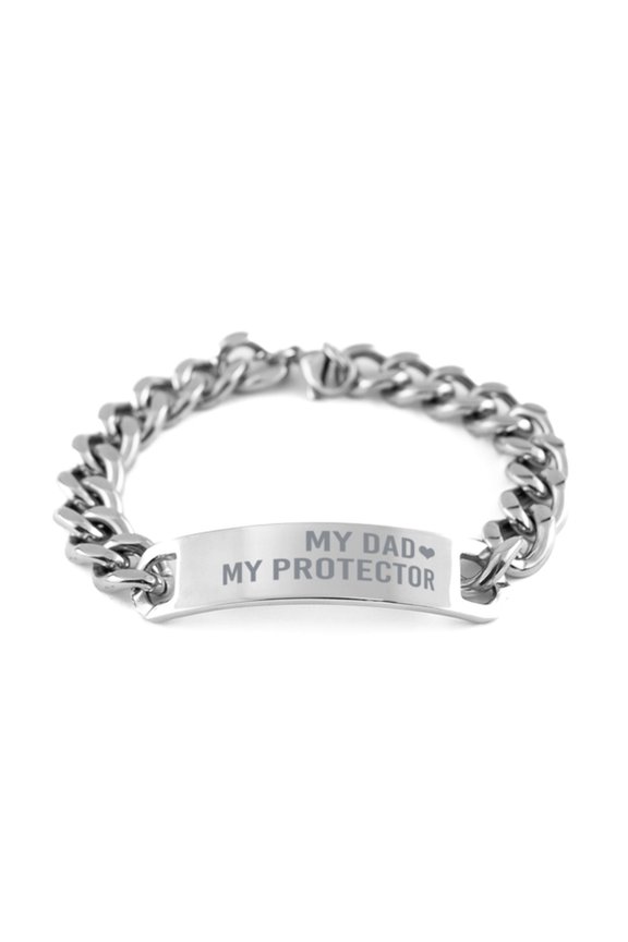 Dad Birthday Gifts from Daughter Bracelet My Dad My Protector Bracelet
