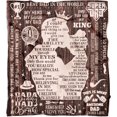 thumbnail image 1 of Dad Blanket from Daughter 60" x 50", Fathers Day Blanket from Daughter, Best Father''s Day Birthday Gifts for Dad from Daughter, Gifts for Dads, Dad Gift, 1 of 6