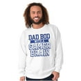 thumbnail image 1 of Dad Bod Video Gamer Brain Geek Nerd Men's Crewneck Sweatshirt Brisco Brands M, 1 of 6