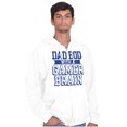 thumbnail image 1 of Dad Bod Video Gamer Brain Geek Nerd Zip Hoodie Sweatshirt Men Brisco Brands M, 1 of 6