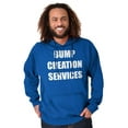 thumbnail image 1 of Dad Bump Creation Baby Announcement Men Big & Tall Graphic Hoodie Brisco Brands 2X, 1 of 6