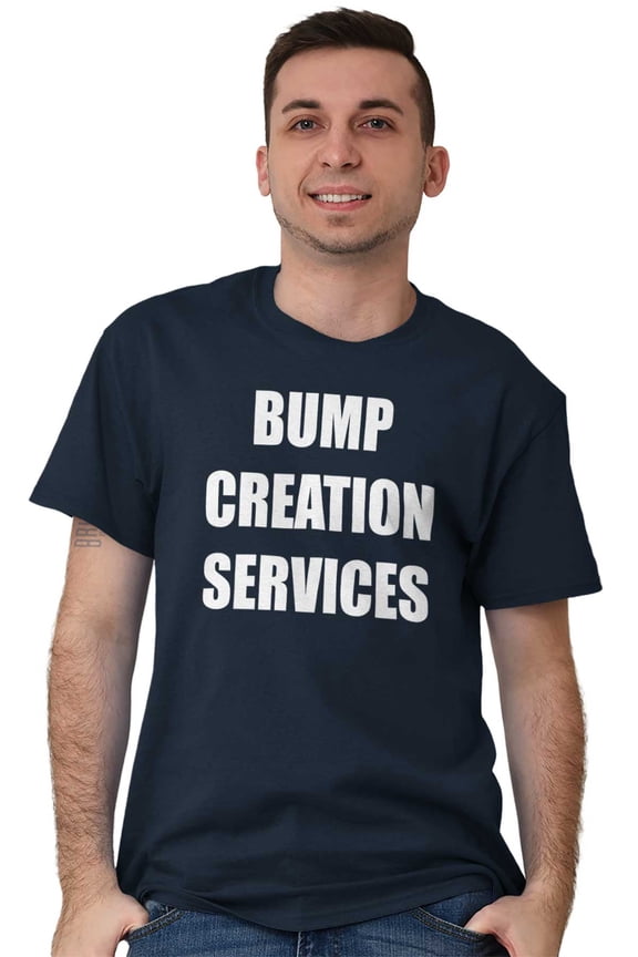 Dad Bump Creation Baby Announcement Men's Graphic T Shirt Tees Brisco Brands L