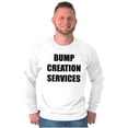 thumbnail image 1 of Dad Bump Creation Baby Announcement Men's Long Sleeve Tee T Shirt Brisco Brands M, 1 of 6