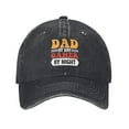 thumbnail image 1 of Dad By Day Gamer By Night 2 Baseball Cap Vintage Soft Washed Denim,Golf Dad Hat Adjustable Trucker Hats for Men Women Unisex Adult, 1 of 6