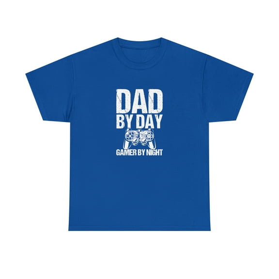 Dad By Day Gamer By Night Shirt, Father's Day Gaming Gift Tee - ID: 149