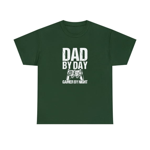 Dad By Day Gamer By Night Shirt, Father's Day Gaming Gift Tee - ID: 149